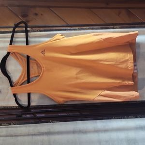 Adidas athletic orange racer back tank (M)